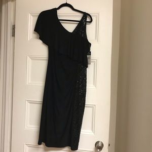 Lauren Ralph Lauren bling black dress. 14